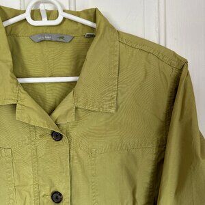Yellow Green Horny Toad Shirt/Jacket, Size Large